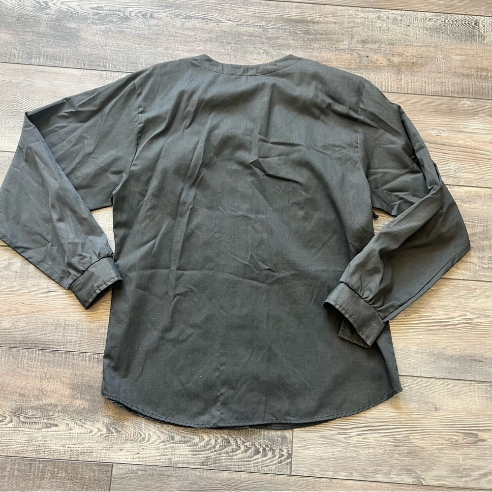 Roper Button Down Gray Medium Fringe - image 2